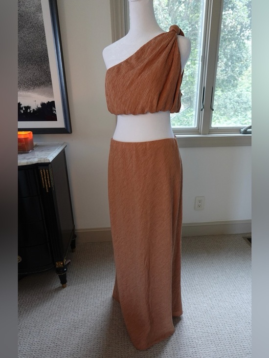 Abercrombie & Fitch Other - Abercrombie & Fitch One-Shoulder matching set in Rust Brown